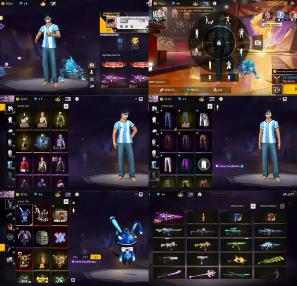 Jual Akun FF spek idaman 100% Asli Real Amanah & Tepercaya