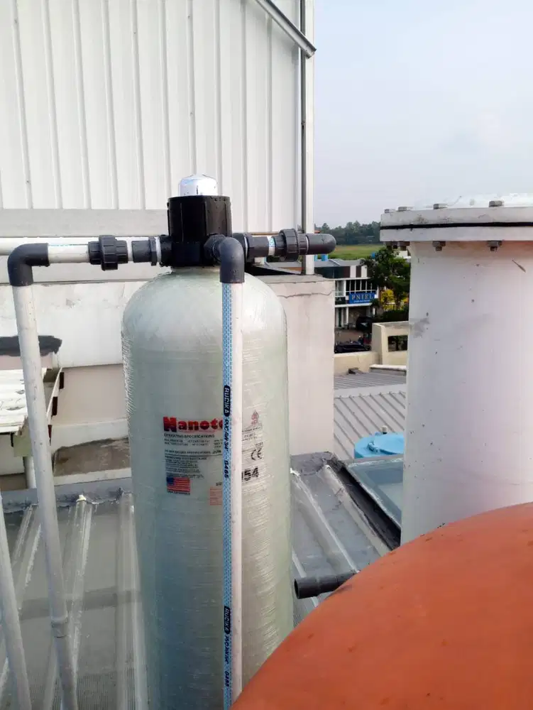 filter air sepaket dengan media /kepala 3 way
