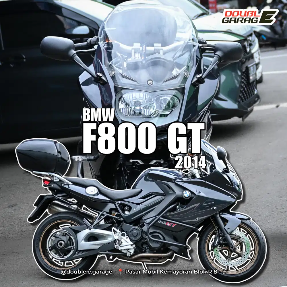 BMW F800 GT HITAM PEMAKAIAN 2015