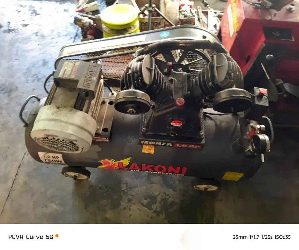 Kompresor Lakoni 1HP, 750 watt, 90 liter