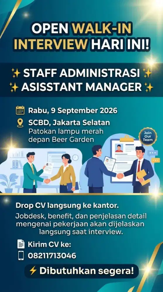 Loker Walk In Interview