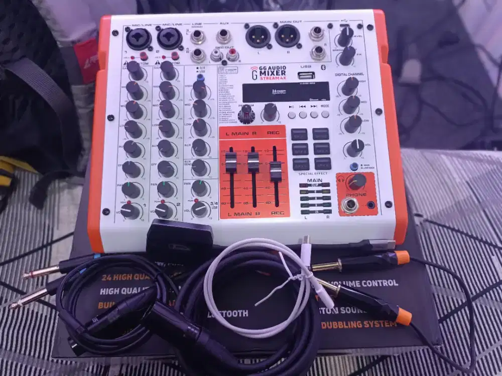 Jual mixer GGI strem 4x,untuk live,rekaman,dan karokean.
