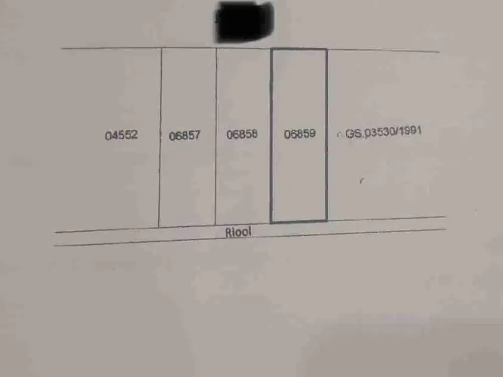 Tanah Tengah Kota SHM di Komplek One Gate Area Bkr Buah Batu