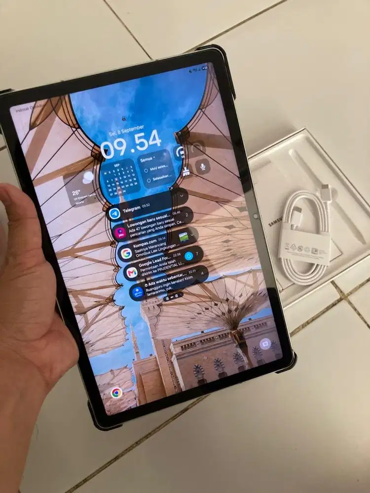 SAMSUNG TAB S9 FE - WIFI + 5G (ex resmi)
