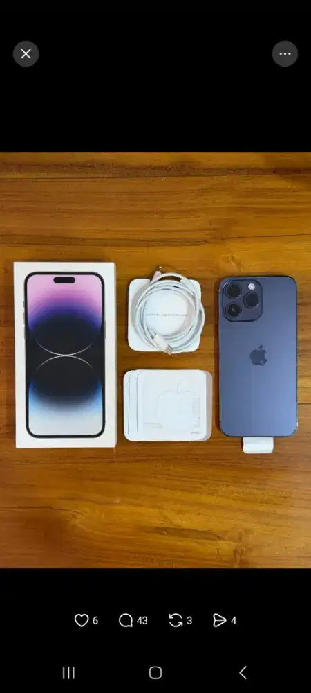 DIJUAL IPHONE 14 PROMAX 256 GB