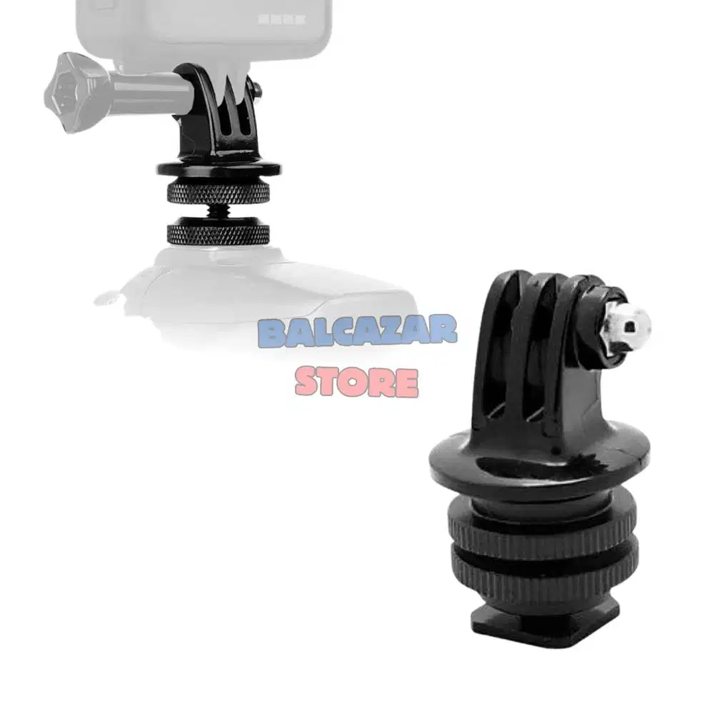Mount Mounting Tripod Screw to DSLR Camera Flash Hot Shoe Adapter for