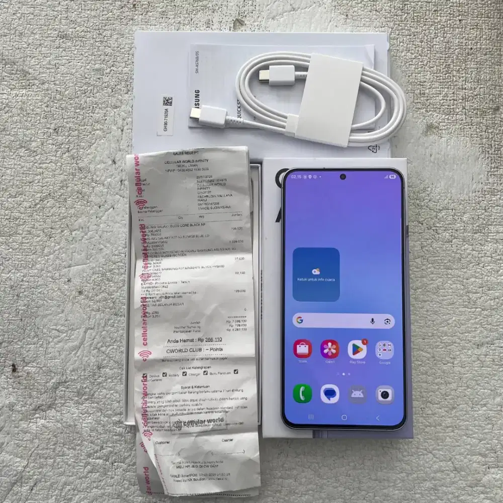 Samsung Galaxy A57 5G Warna Awesome Lilac 8/256GB