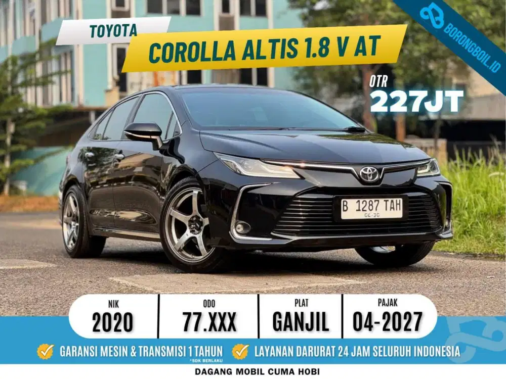 Toyota Corolla Altis 1.8 V At Hitam 2020