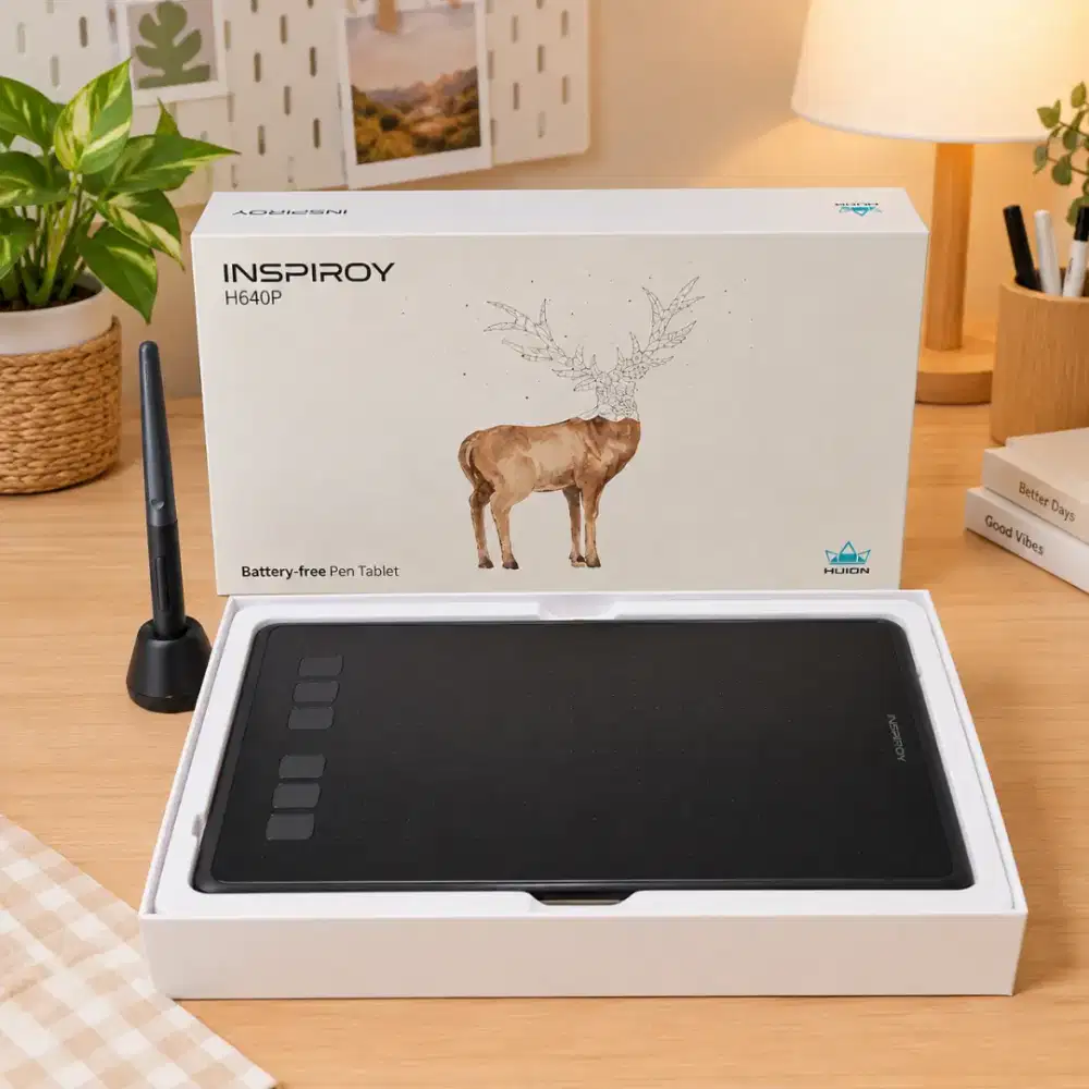 Huion H640P Drawing tablet + pen original