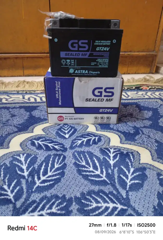 Aki motor GS GTZ4V