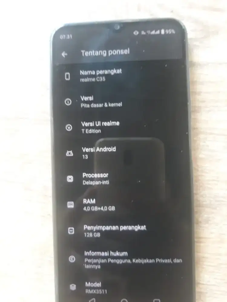 Jual cepat realmi C35 ram 4/4