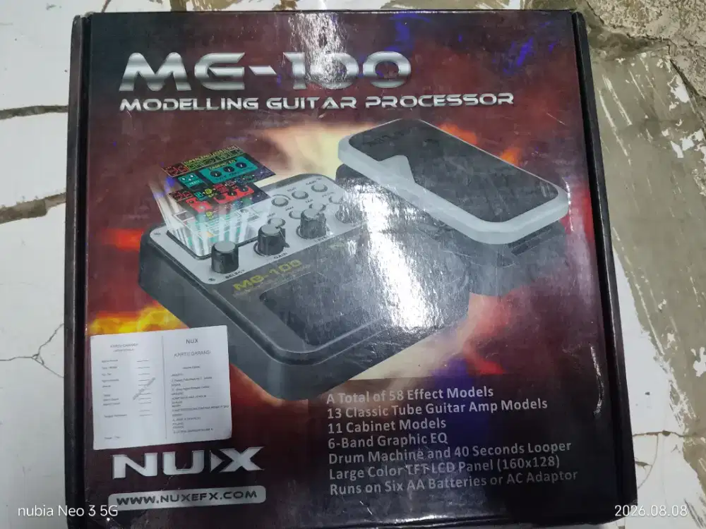 Efek Gitar Merk NUX MG100