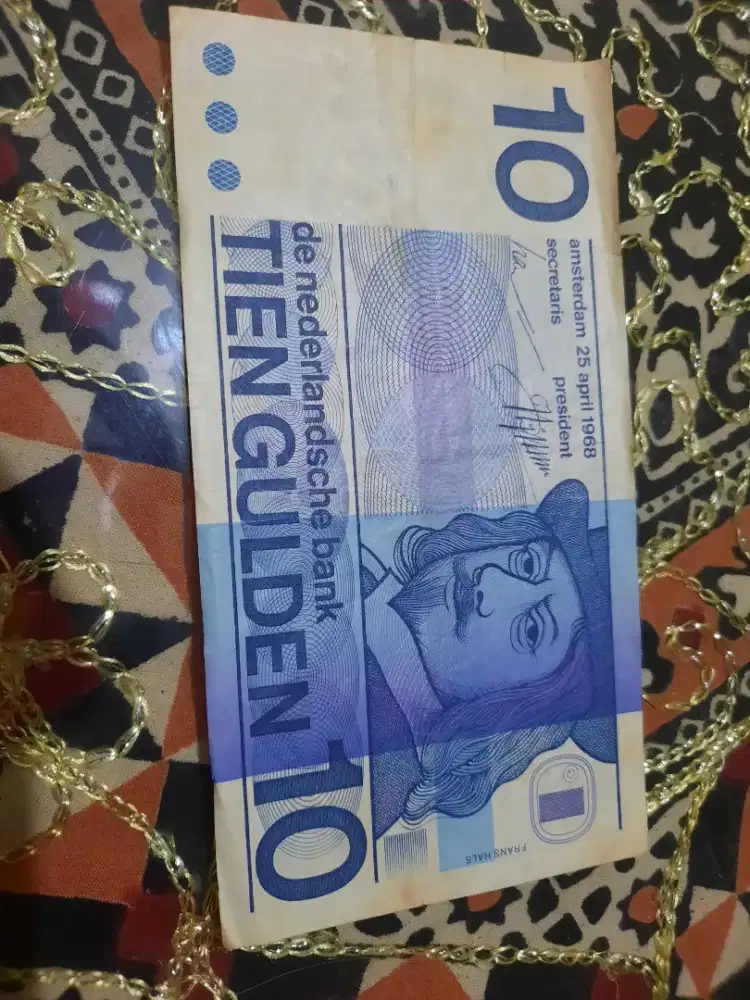 10 Gulden thn 1968 dan 25 Gulden 1989