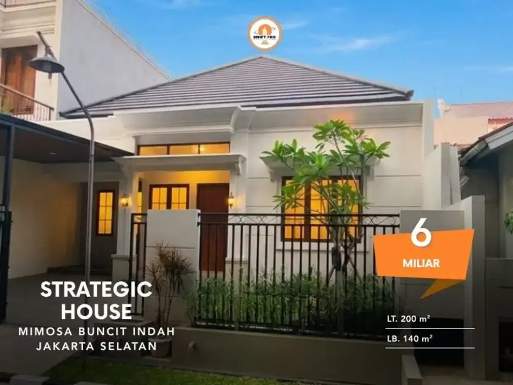 Rumah Strategis SHM Siap Huni Mimosa Buncit Pejaten