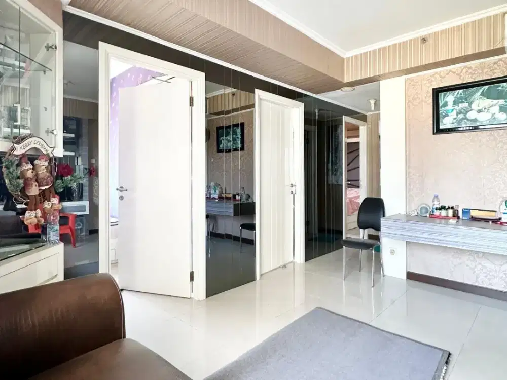 APARTEMEN DIJUAL WATERPLACE 3 KAMAR TIDUR VIEW SURABAYA CITY
