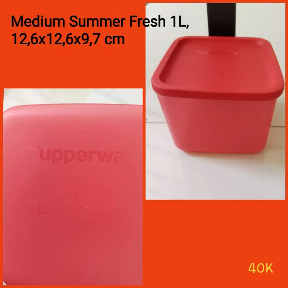 Tupperware Ori baru gress beli banyak lebih murah