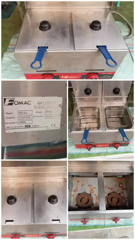 Deep fryer fomac 5,5LTx2