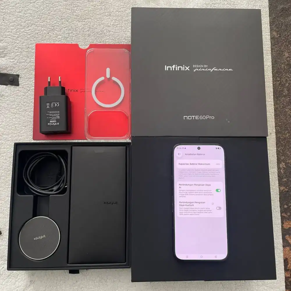 Infinix Note 60 Pro Design by Pininfarina Warna Torino Black 12/256GB