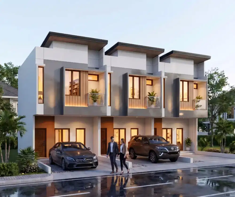 Rumah Baru Cantik Design Modern Elegant 2 Lantai Dgn 3 K. Tidur