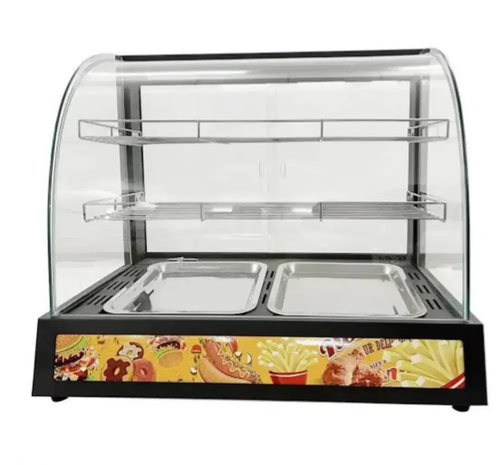 etalase pemanas makanan 950.000 nego