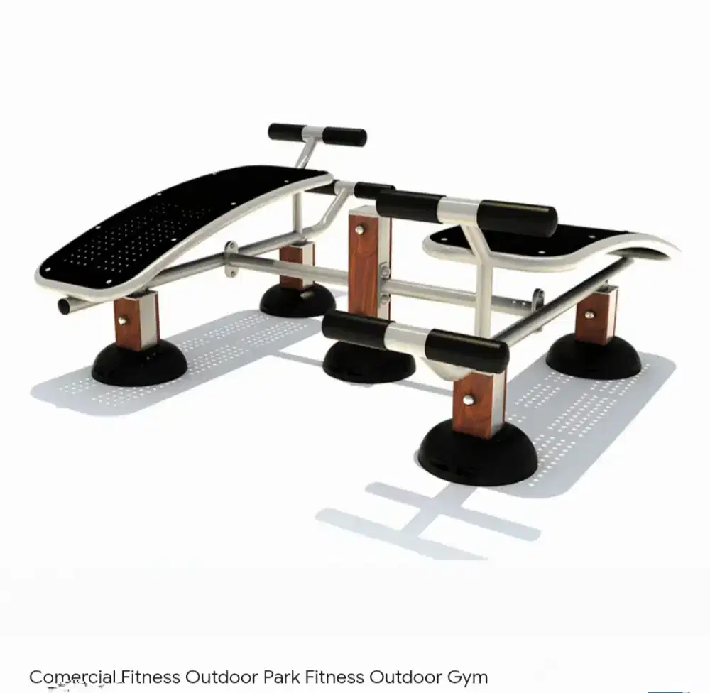 Comercial Fitness Outdoor Equipment,Double Sit-up Bench