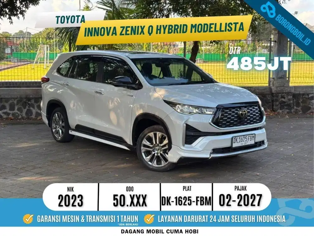TERMURAH!!ZENIX Q HYBRID MODELISTA 2023 PUTIH FAVORIT