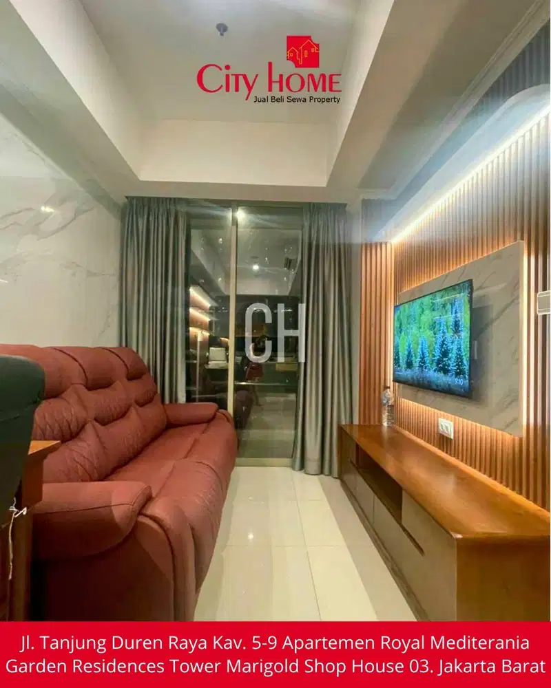 Disewakan Apartemen Furnished 1 BR di Taman Anggrek Residences