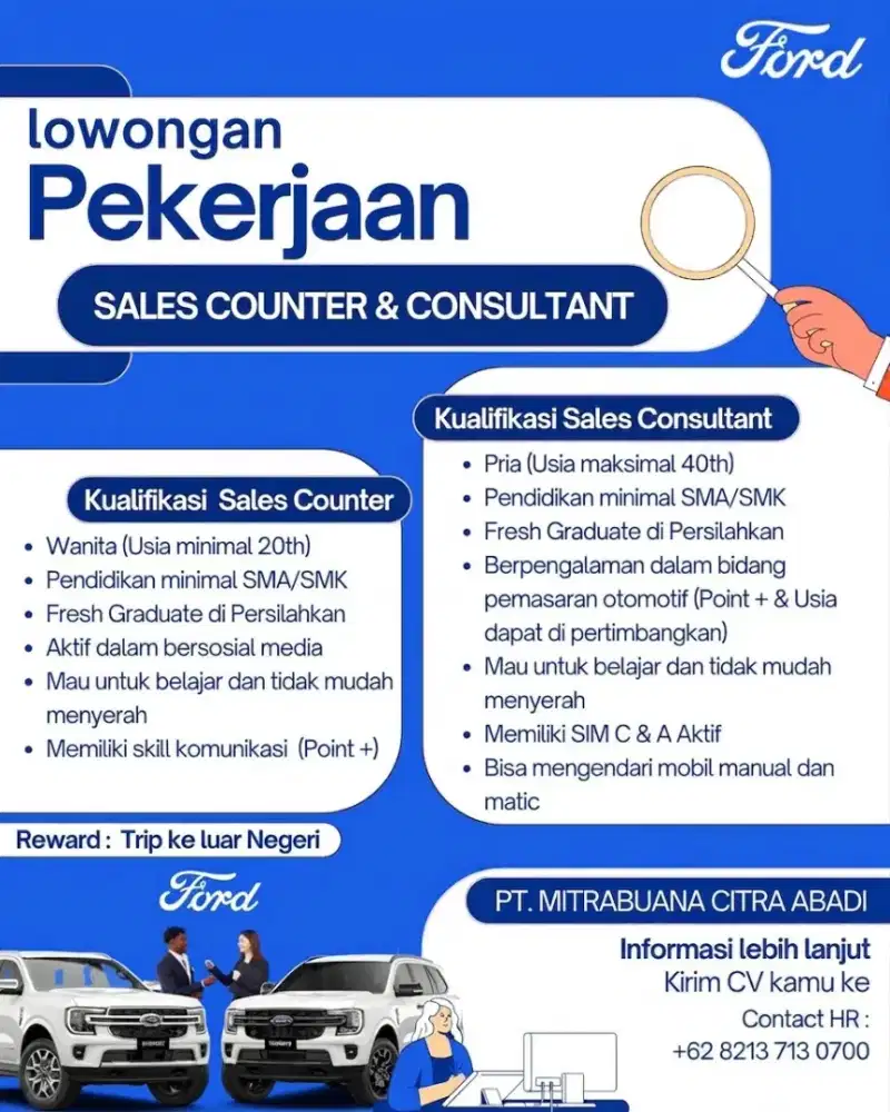 LOWONGAN PEKERJAAN