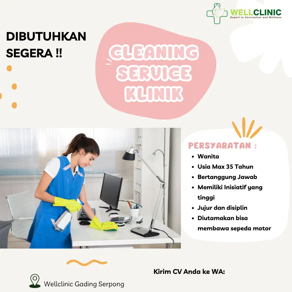 Lowongan Kerja Cleaning Service
