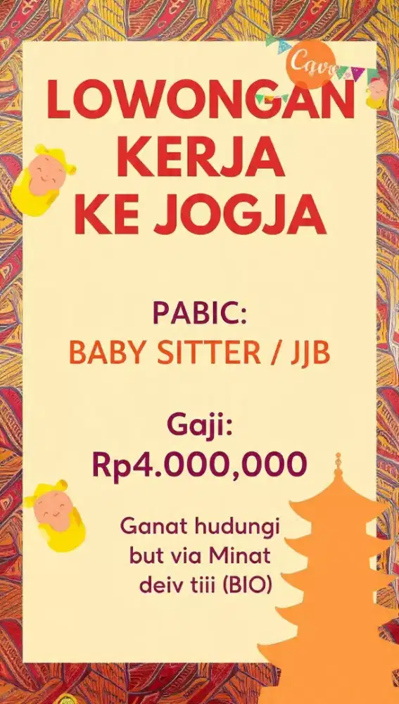 Info loker dari PT