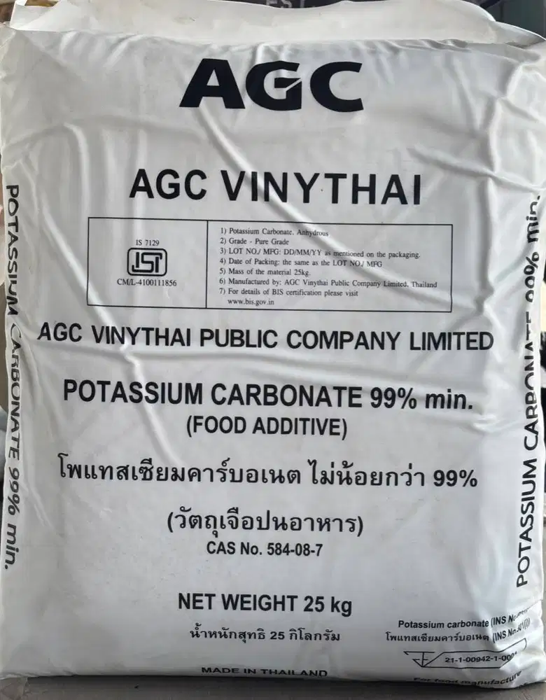 POTASSIUM CARBONATE (K₂CO₃) – AGC THAILAND