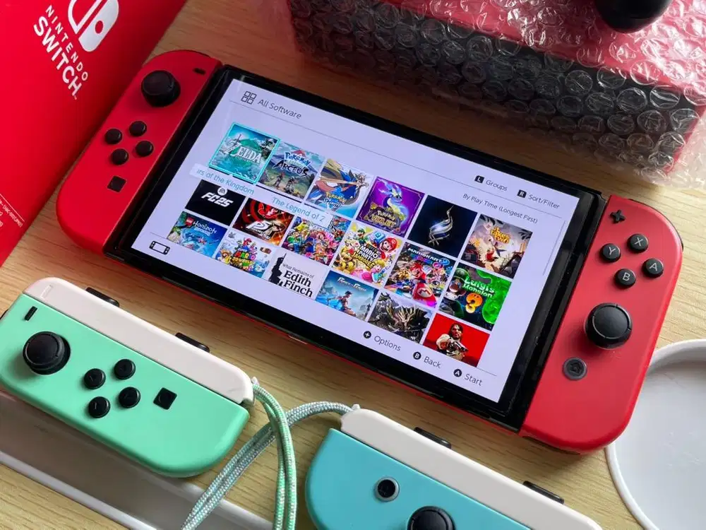 Nintendo Switch Oled - Mario Edition 512gb Dual Boot