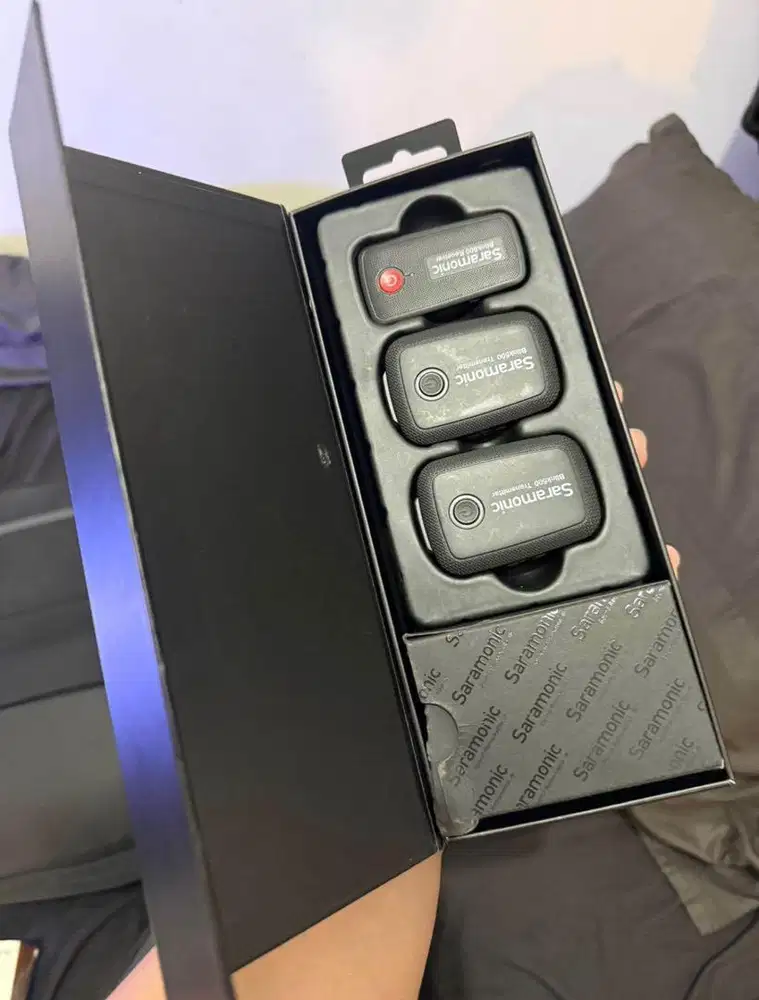 Jual cepat mic saramonic masih seperti baru