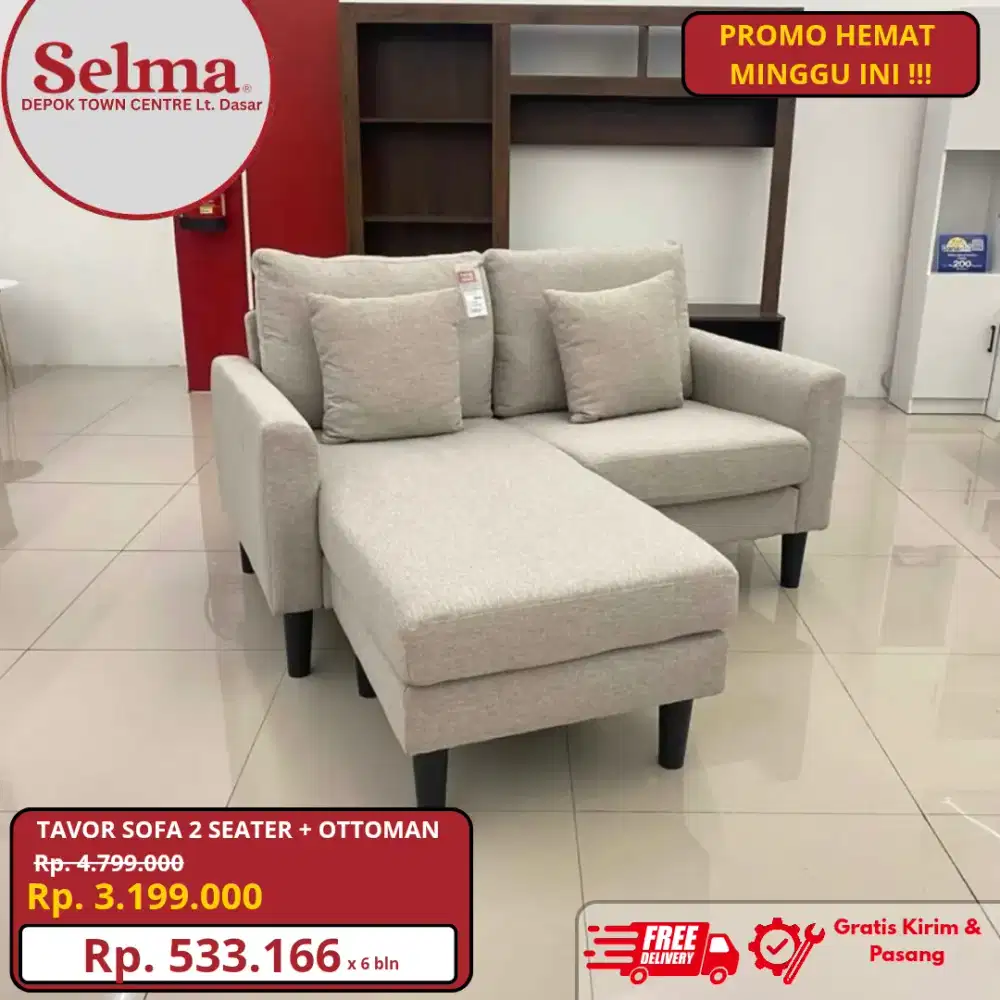 Sofa L Minimalis Bisa Cicilan
