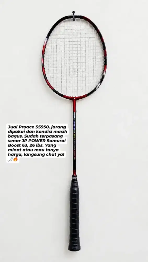 PROACE SS950 – Jarang Dipakai, Mulus + Senar JP POWER Samurai Boost 63