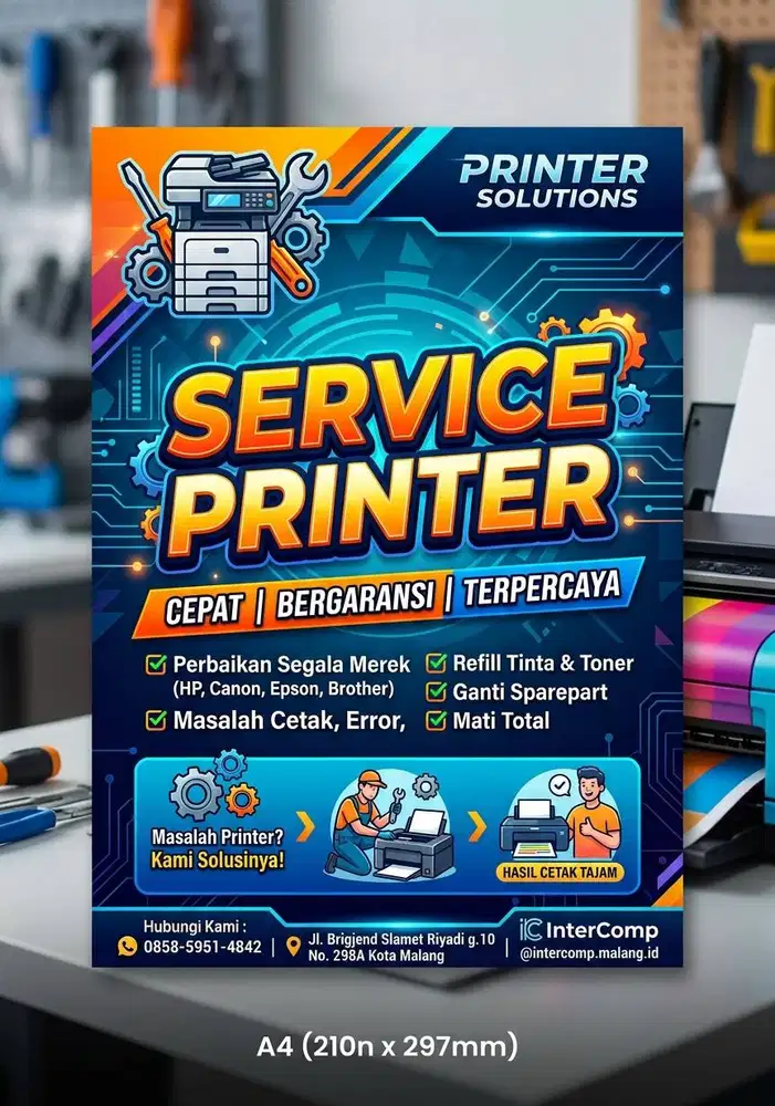 Service Printer Kota Malang Bisa Antar Jemput Unit
