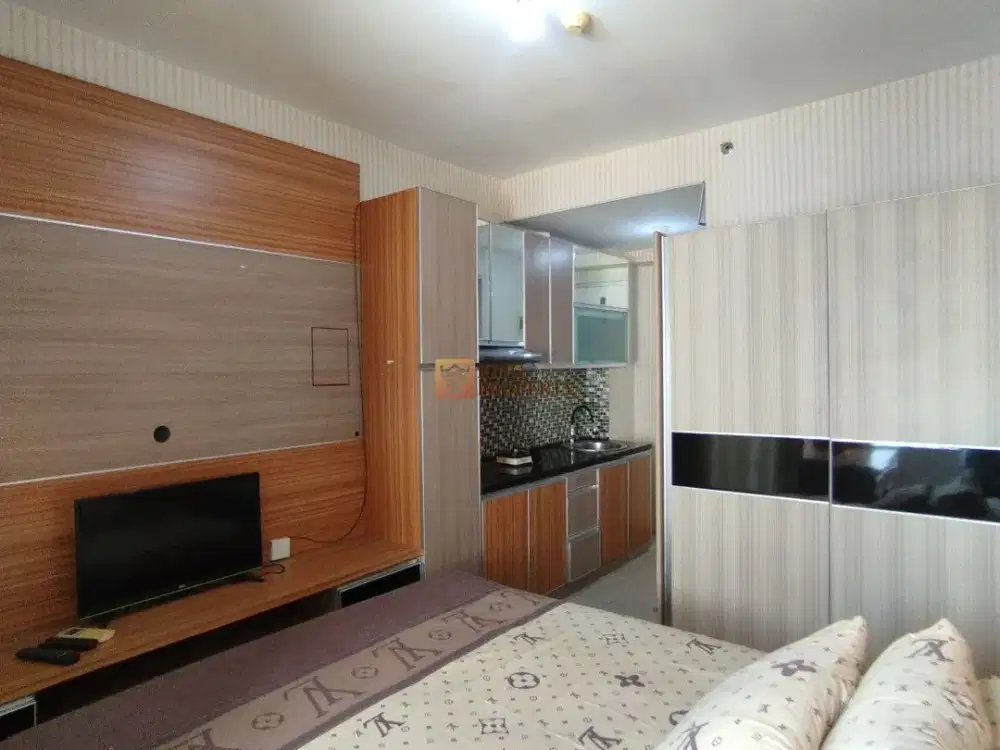 Sewa Apartemen Green Bay Pluit Greenbay Studio 21M² Full Furnished Siap Huni, Tower Favorit Dekat Baywalk Mall