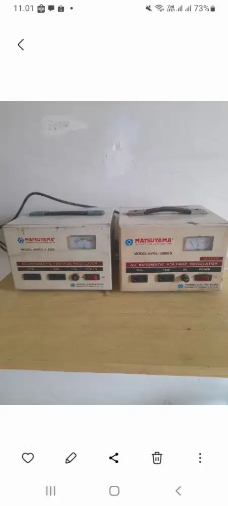 Avometer  2 unit @1000 watt Matsuyama