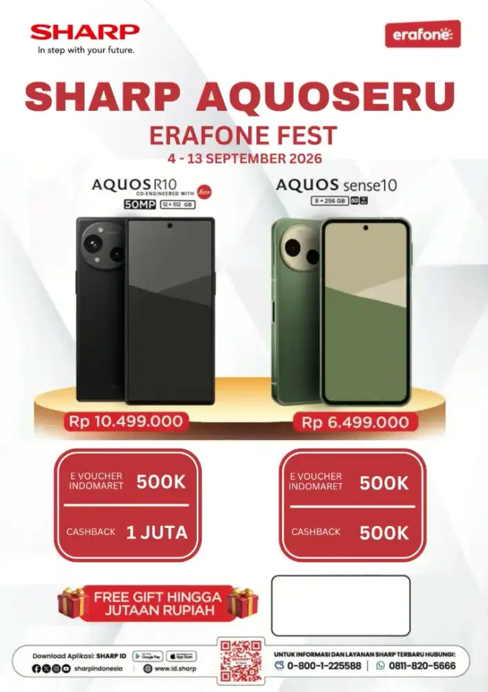 Sharp Aquos R10 12+12/512 GB promo event