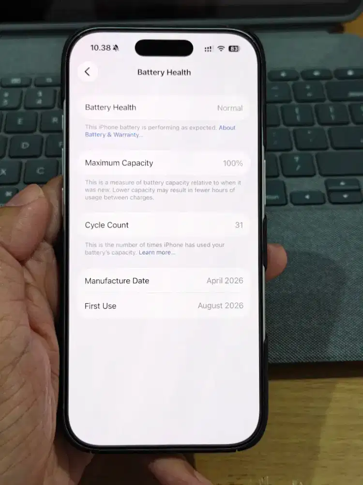 iPhone 17 Pro 256gb umur Sebulan