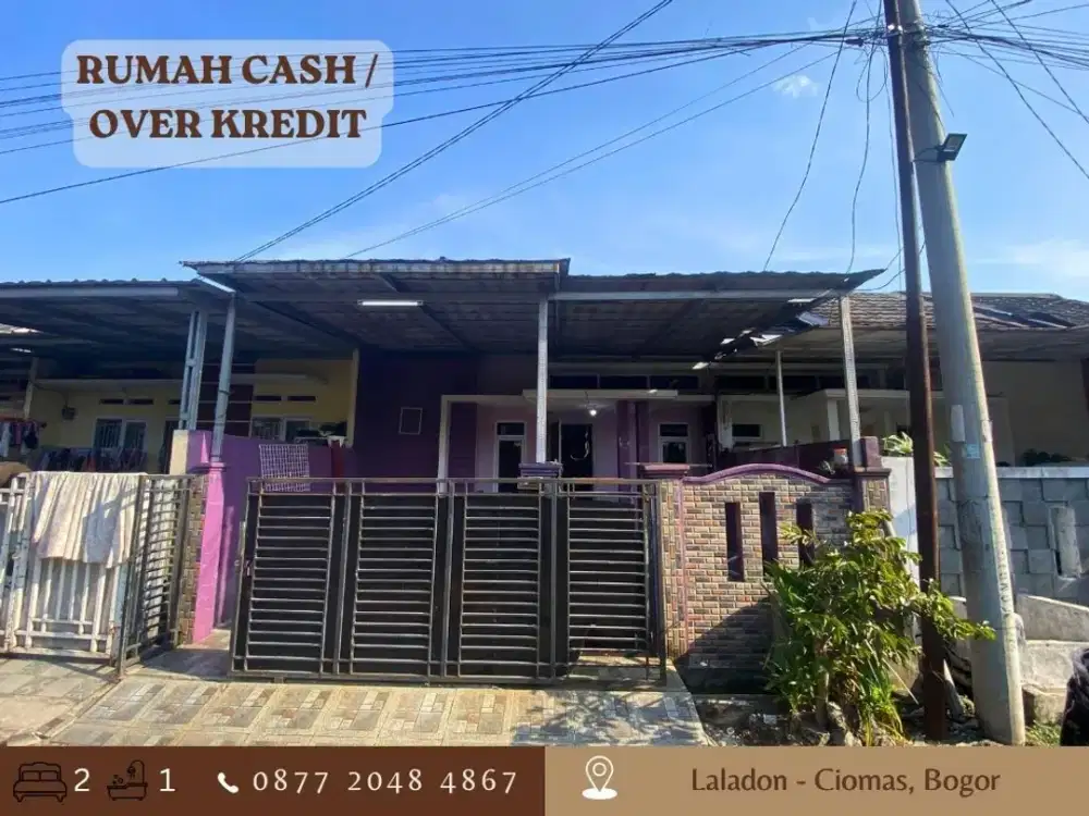 Rumah Over Kredit sisa 8 Thn lg 79JT bs CASH di Mulia Residence dkt IPB