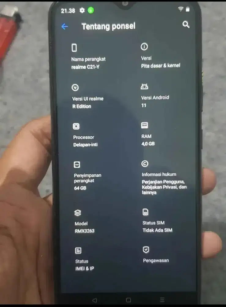 realme c15 ram 4 minus kamera depan aja burem