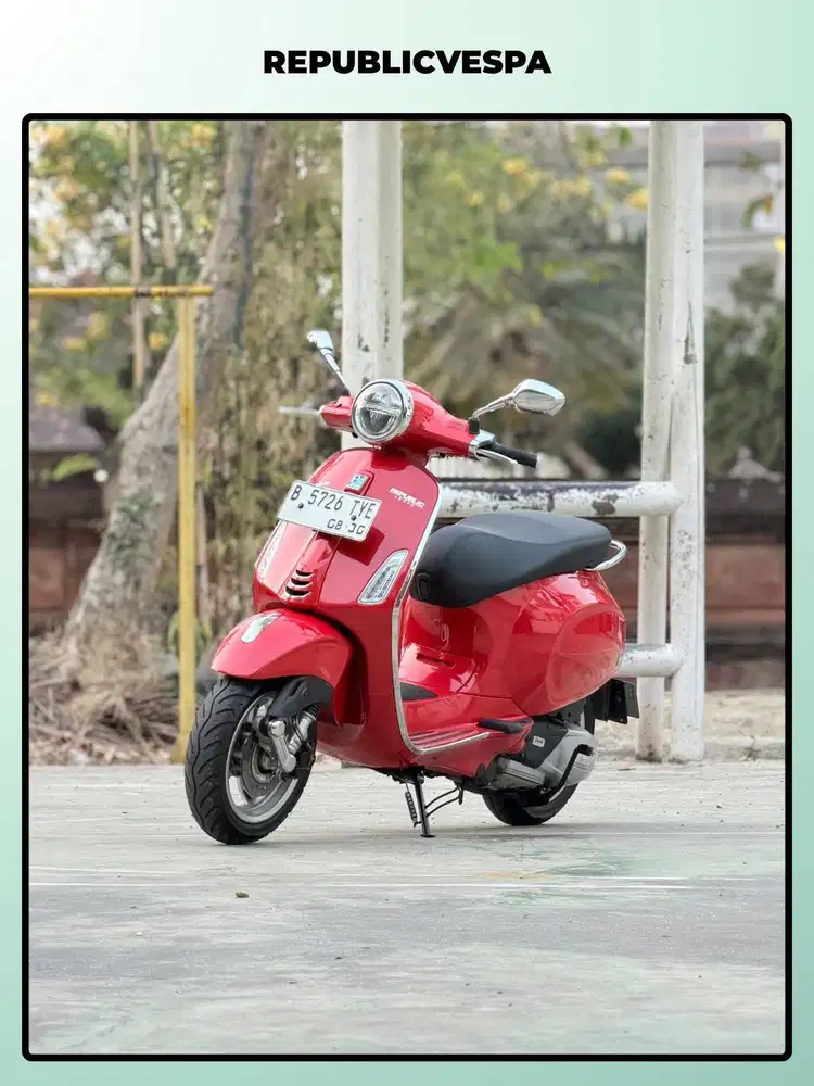 TERMURAH VESPA PRIMAVERA 150 FACELIFT NEW MODEL TAHUN 2025 MERAH