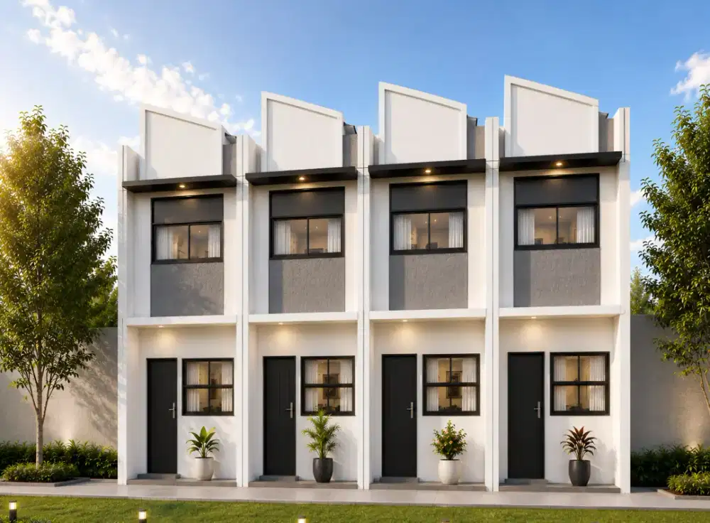 Rumah Baru Mungil Tapi Cantik 2 Lt Tampilan Modern Minimalis