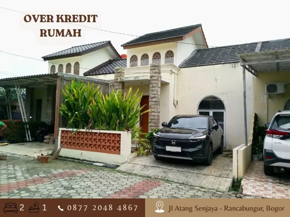 Jual MURAH 29JT Rumah Over Kredit di The Andalus Rancabungur dkt IPB