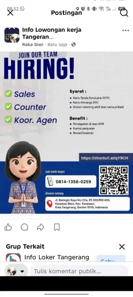 MARKETING SALES LAPANGAN DAN COUNTER