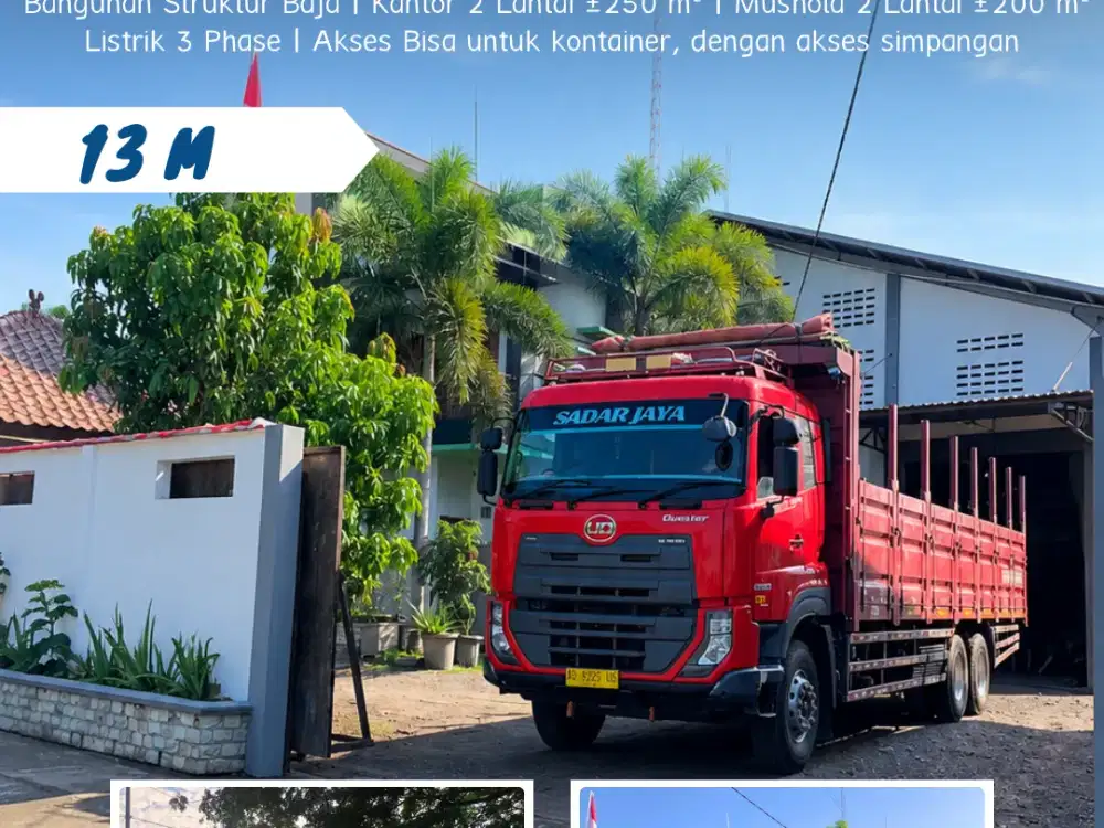 DIJUAL BENGKEL LAS + RUMAH TINGGAL 2 LANTAI