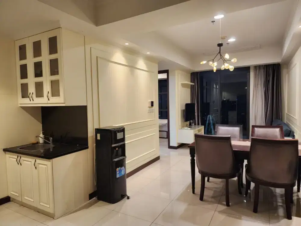 Disewakan Tahunan Apartment Casa Grande 2+1 BR Tower Bella High Floor Full Furnish Jakarta Selatan