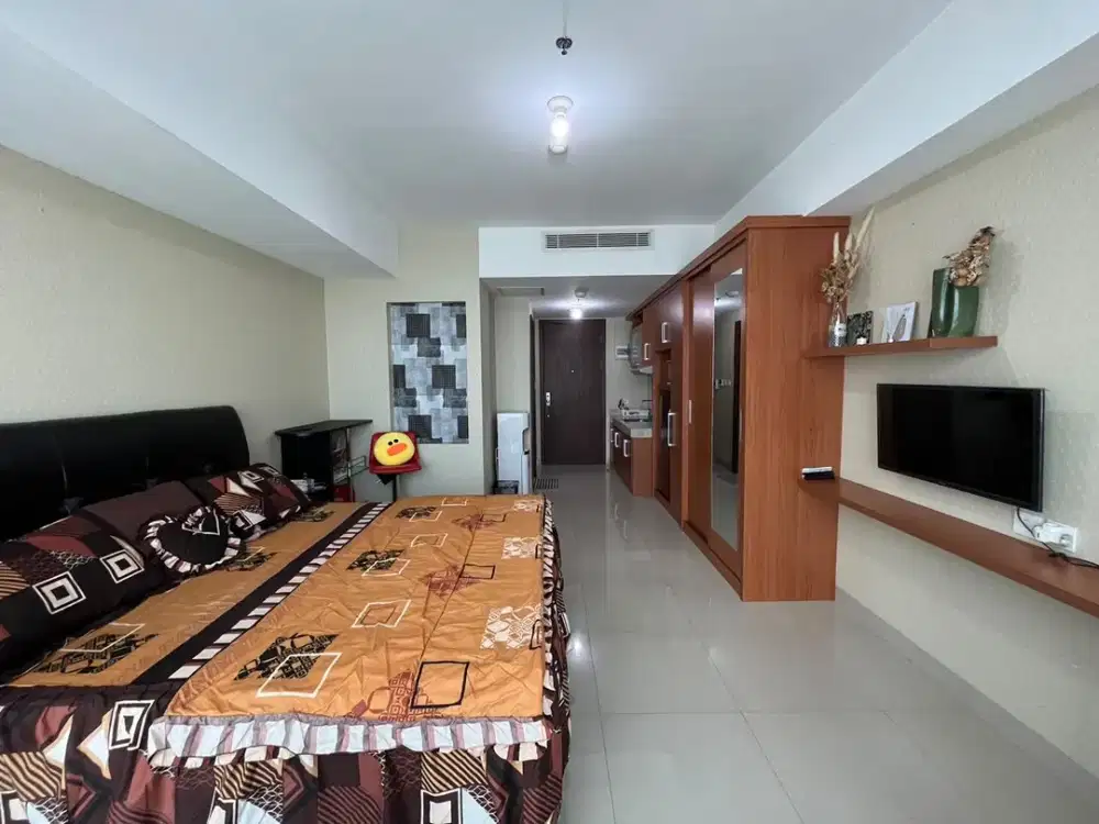 DIJUAL CEPAT APARTEMEN U-RESIDENCE TOWER 2 LIPPO KARAWACI STUDIO 36 M² FULL FURNISHED HADAP GOLF – Rp550 JUTA NEGO
