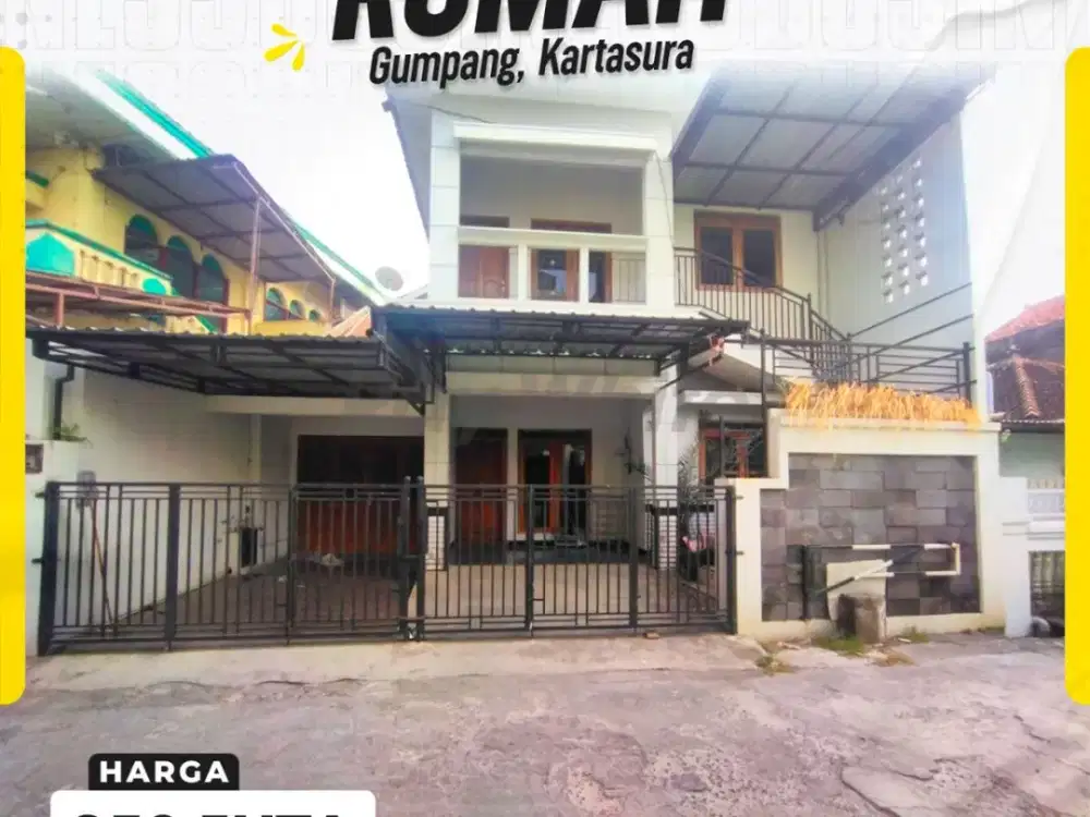 Rumah 4Kamar Siap huni Dekat Kampus UMS Solo, Gumpang Kartasura Skh